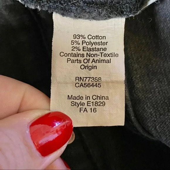Madewell 9" High Riser Skinny Skinny Black Jeans  Size 25T - Picture 9 of 9
